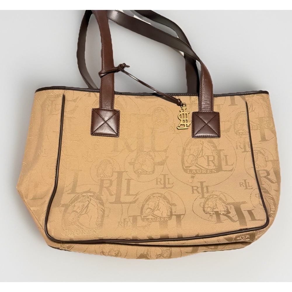 Vintage Lauren Ralph Lauren Equestrian Tote